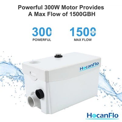 Can a macerator pump for a house be used in a nursery for water drainage?