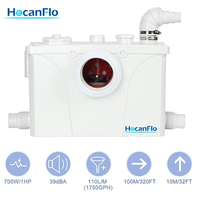 How to prevent clogging in a powerful macerating pump?