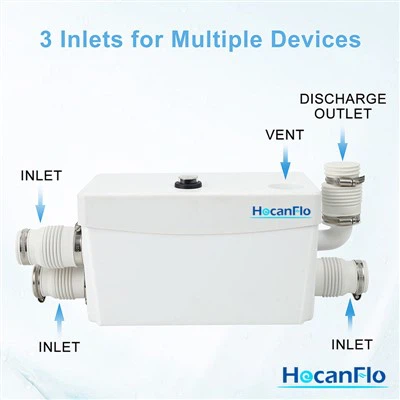 Can a house macerator pump be used for a commercial property?